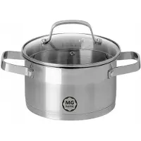MG HOME Professional Topf 3L Edelstahl mit 20cm