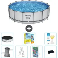 Bestway Steel Pro MAX Rund - 488x122 cm - 6-teilig S582
