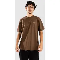 Vans T-Shirt "New Left Chest SS Tee", Herren, Gr. M, braun, Obermaterial: 100% Baumwolle, normal, Rundhals, Shirts T-Shirt, mit sportlichem Stil, Kurzarmdesign, aus Baumwolle