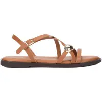 Wonders für Damen. AB-1823_941_2725 Ledersandalen Musa 23 Braun (41), Wohnung, Schnalle, Lässig