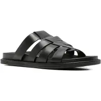 Schuhe24 Alberto Gozzi Herren Hausschuhe AG6041-26123BLK Farbe: Schwarz Größe: 41
