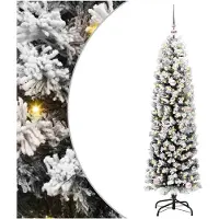 vidaXL Künstlicher Weihnachtsbaum mit 150 LEDs mit Ständer Grün 150 cm