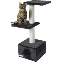 Kerbl - Katzenbaum - VENUS SWEET 30 x 30 x 85 cm - Schwarz