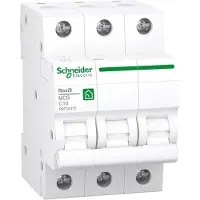 Schneider Electric R9F24310 Leitungsschutzschalter Resi9 3P, 10A, C Charakteristik, 6kA