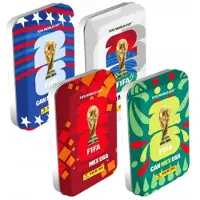 Hasbro 4x MINI CAN PANINI FIFA World Cup 2026 Sticker Pack Collection – Sachets Set