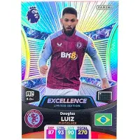 Hasbro PANINI Premier League 2024 LIMITED EXCELLENCE Luiz (Aston Villa) cards