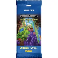 Hasbro Minecraft Panini Create Explore Survive Value Pack Card Pack 24+2