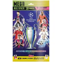 Hasbro MEGA MULTIPACK: 11 sachets, 66 Topps UEFA Champions League 2025 stickers