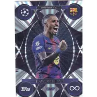 Hasbro Match Attax Extra 2025/26 Card. No. In 4 Raphinha / Infinity