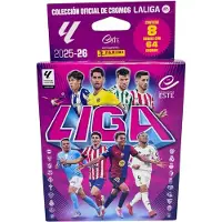 Hasbro Panini La Liga Este 2025/26 Ecoblister 8 Packets 64 Football Stickers