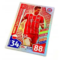 Hasbro Match Attax 2017/18 Card 69 Robert Lewandowski / Fc Bayern Munich