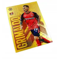 Hasbro Match Attax Extra 2024/25 Card. Goal 5: Alejandro Grimaldo / Gold Edge Ed.