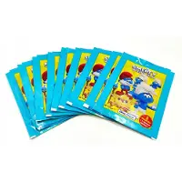 Hasbro Fim Smurfs Stickers. 9 Packets / 54 Stickers