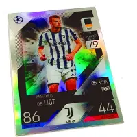 Hasbro Match Attax 2022/23 Card. Cr17 Matthijs De Ligt / Chrome Preview