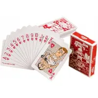 Hasbro Captain Bomba Poker or Macau Cards, Edition 4, Red, LIMITED EDITION