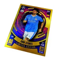 Hasbro Match Attax 2023/24 Tcg Card. Le 24 John Stones / Limited Edition