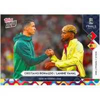 Hasbro YAMAL RONALDO 2025 Nations League UEFA Final Topps NOW Football Cards