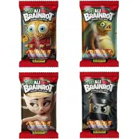 Hasbro ITALIAN BRAINROT PANINI CARD SET: 4 x PACKETS = 24 CARDS + 4 SPECIAL HOLO CARDS