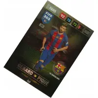 Hasbro Panini Fifa 365 2017 Fans’ Favourite Card #57 Gerard Pique Fc Barcelona
