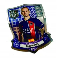 Hasbro Match Attax 2023/24 Tcg Card. Sh 4 Fabian Ruiz / Pro Elite Chrome Shield