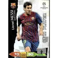 Hasbro 2011/12 Champions League Panini Card: Barcelona – Lionel Messi Star Player