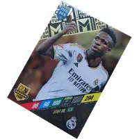 Hasbro Panini Fifa 365 2024 Football Cards X-Rare Momentum Vinicius Vini Jr Real