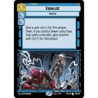 Hasbro Equalize |055/257|TWI|Twilight of the Republic| Rare|FOIL