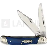 Rough Ryder Copperhead Blue Smooth Bone Taschenmesser