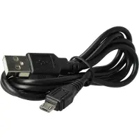 VHBW Kabel USB-A auf Micro-USB kompatibel mit Dell Venue - Daten- & Ladekabel, 100 cm Schwarz