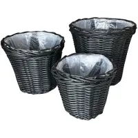 Scandinavian Collection Rattan (32x29 Cm 28x24 Cm 24x19 Cm) Weidenkorb