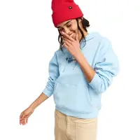 Roxy Hoodie "Perfect Place Brushed", Damen, Gr. L, cerulean, Obermaterial: 80% Baumwolle, 20% Polyester., Sweatshirts Hoodie