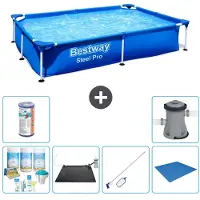 Bestway Steel Pro Rechteckig - 221x150x43 cm - 7-teilig S22061