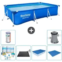 Bestway Steel Pro Rechteckig - 300x201x66 cm - 7-teilig S21546