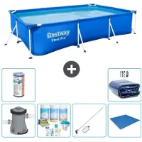 Bestway Steel Pro Rechteckig - 300x201x66 cm - 7-teilig S21571