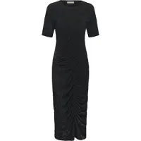 Culture Midikleid "Damen Kleid CUskya", Damen, Gr. XS, N-Gr, schwarz, Obermaterial: 95% Polyester PES. 5% Elasthan EL., Kleider Midikleid