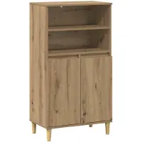 Syfax Highboard Artisan-Eiche 60 x 36 x 110 cm Holzwerkstoff