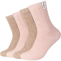 s.Oliver Socken , Damen, Gr. 35-38, rosa (mahogany rose), Obermaterial: 98% Polyester, 2% Elasthan, Socken Socken
