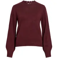 Vila Vinoa Stehkragen Strickpullover