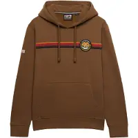 Superdry für Herren. M2014625A Braunes Kapuzensweatshirt ?Outdoors Stripe Logo? (XL), Lässig, Baumwolle
