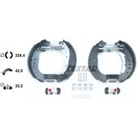 Textar Bremsbackensatz 84081700 für RENAULT SMART