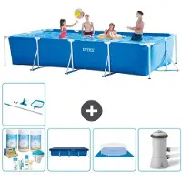 Intex Rechteckiger Frame Pool - 450x220x84 cm - 6-teilig S20065