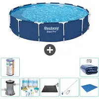 Bestway Steel Pro Rund - 396x84 cm - 8-teilig S21616