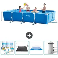 Intex Rechteckiger Frame Pool - 450x220x84 cm - 5-teilig S20846