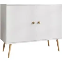 Lookway KOMMODE Zweitürige HARMONY Weiß