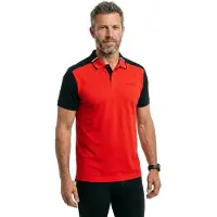 Hackett London für Herren. HM563404 Sport-Poloshirt in klassischer Passform rot (3XL), Lässig, Baumwolle, Kurzarm