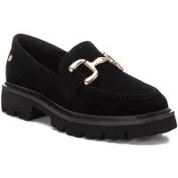 Carmela für Damen. 16195201-NEGRO Leder-Slipper 161952 schwarz (36), Wohnung, Keine, Lässig