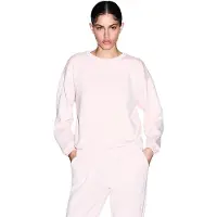 Armani Exchange für Damen. XW000835AF13397U4104 Lässiges rosa Premium-Sweatshirt (XL), Viskose, Langarm