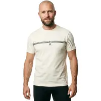 Armani Exchange für Herren. XM002522AF10334U1074 T-Shirt Basic cremeweiß (L), Beige, Lässig, Baumwolle, Kurzarm