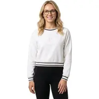 Armani Exchange für Damen. XW002072AF10804U1003 Sweatshirt mit Rundhalsausschnitt weiß (S), Lässig, NovaShell (+8000), Modal, Elastan