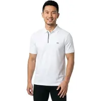 Armani Exchange für Herren. XM002067AF10366U0009 Polohemd weiß (L), Lässig, Baumwolle, Kurzarm